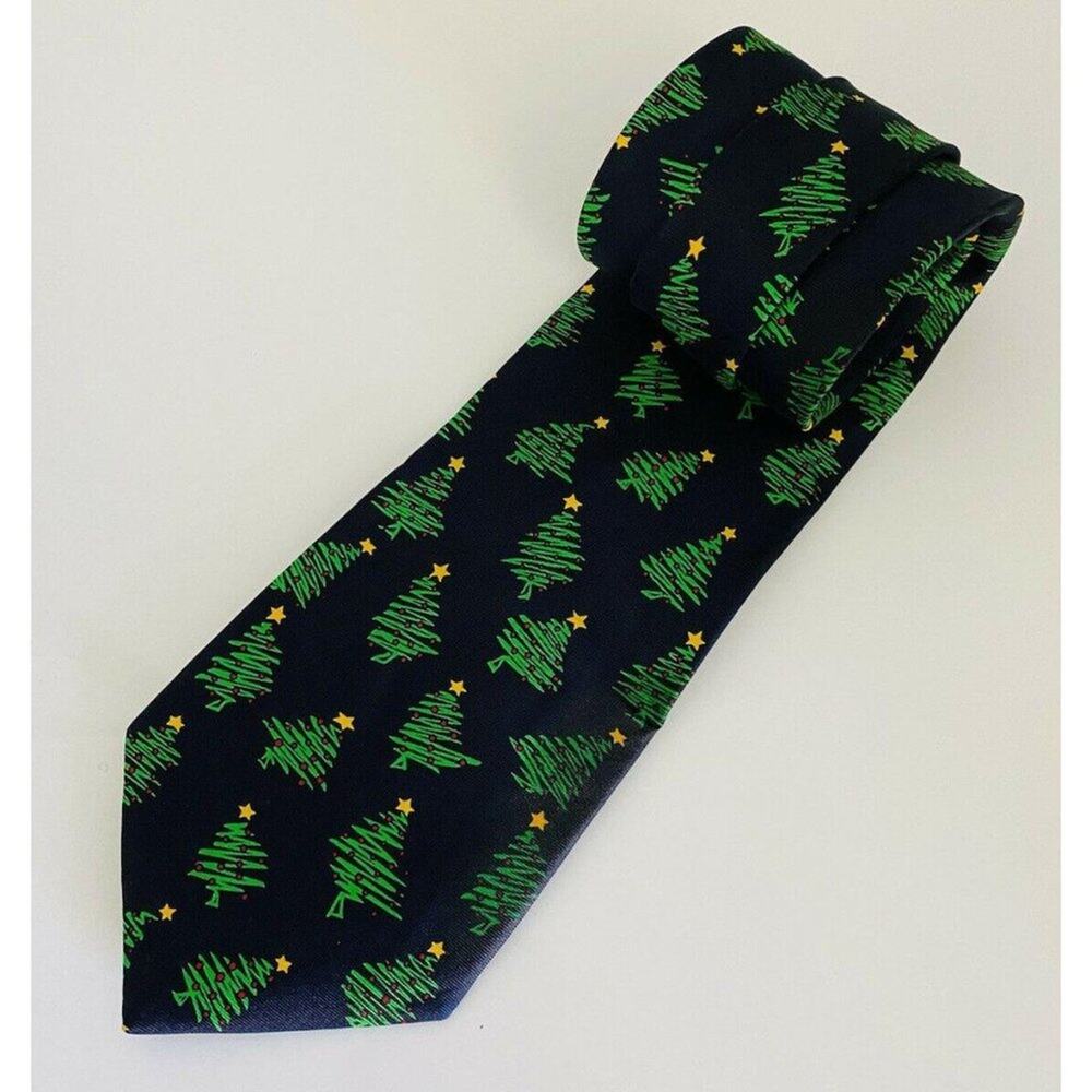 Christmas Tree‎ Logo Neck Tie Necktie by Allyn